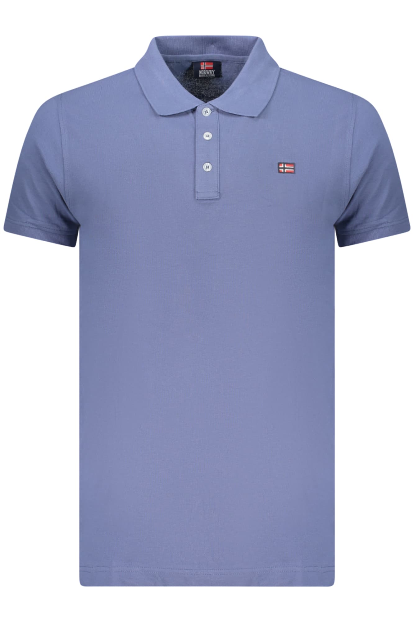НОРВЕГИЯ 1963 МЪЖКА ПОЛО БЛИЗА С КЪС РЪКАВ, СИНЯ - NORWAY 1963