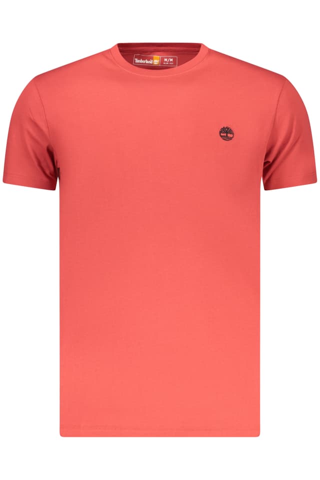 МЪЖКА ТЕНИСКА С КЪС РЪКАВ TIMBERLAND, ЧЕРВЕНА