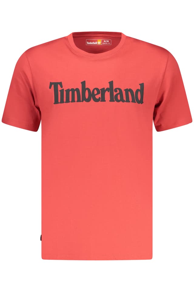 МЪЖКА ТЕНИСКА С КЪС РЪКАВ TIMBERLAND, ЧЕРВЕНА