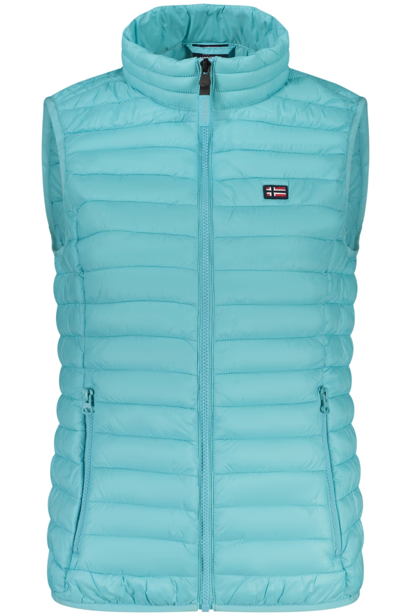 НОРВЕГИЯ 1963 ДАМСКО БЕЗРЪКАВО ЯКЕ, СИНО - NORWAY 1963