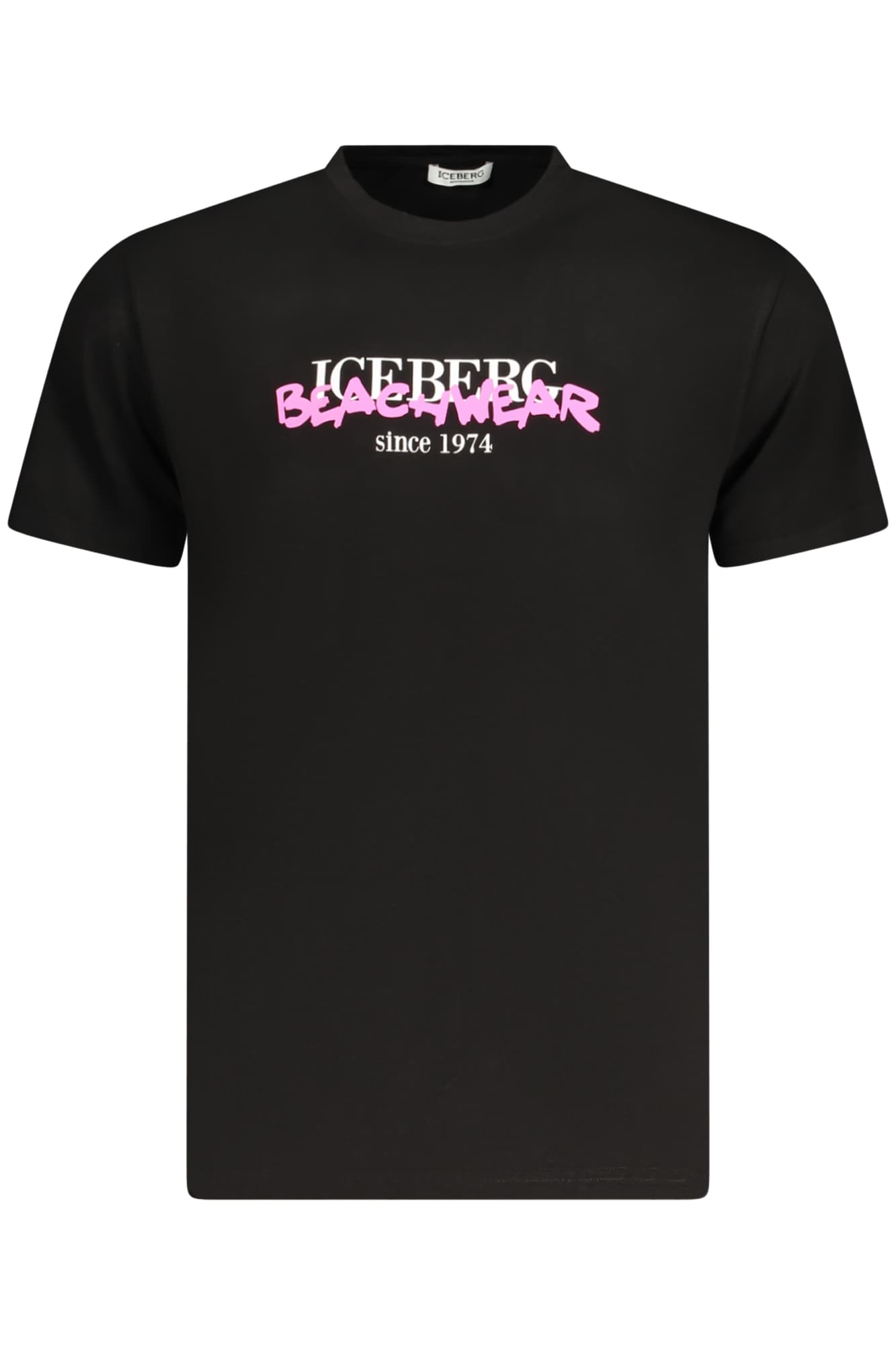 МЪЖКА ТЕНИСКА С КЪС РЪКАВ ICEBERG, ЧЕРНА - ICEBERG