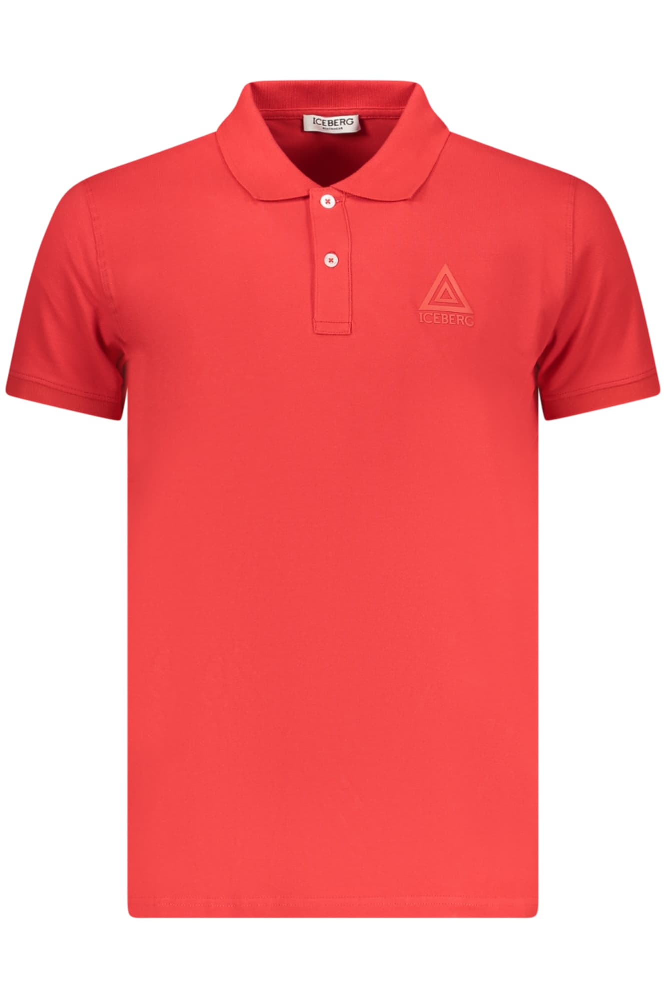МЪЖКА ПОЛО БЛИЗА С КЪС РЪКАВ ICEBERG, ЧЕРВЕНА - ICEBERG