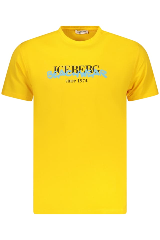 МЪЖКА ТЕНИСКА С КЪС РЪКАВ ICEBERG, ЖЪЛТА