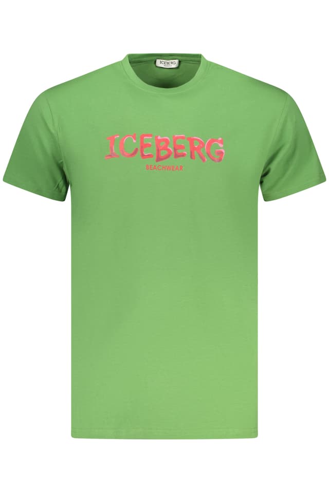 МЪЖКА ТЕНИСКА С КЪС РЪКАВ ICEBERG, ЗЕЛЕНА