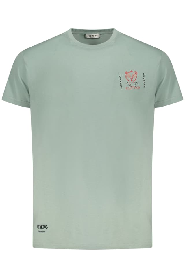 МЪЖКА ТЕНИСКА С КЪС РЪКАВ ICEBERG, ЗЕЛЕНА