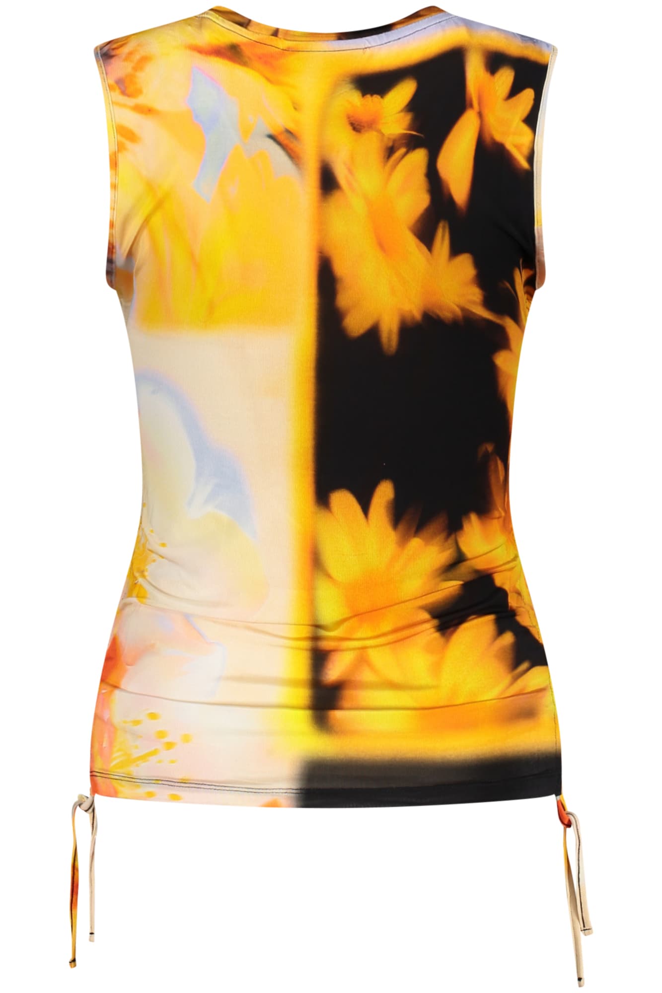 Дамски оранжев потник DESIGUAL - DESIGUAL