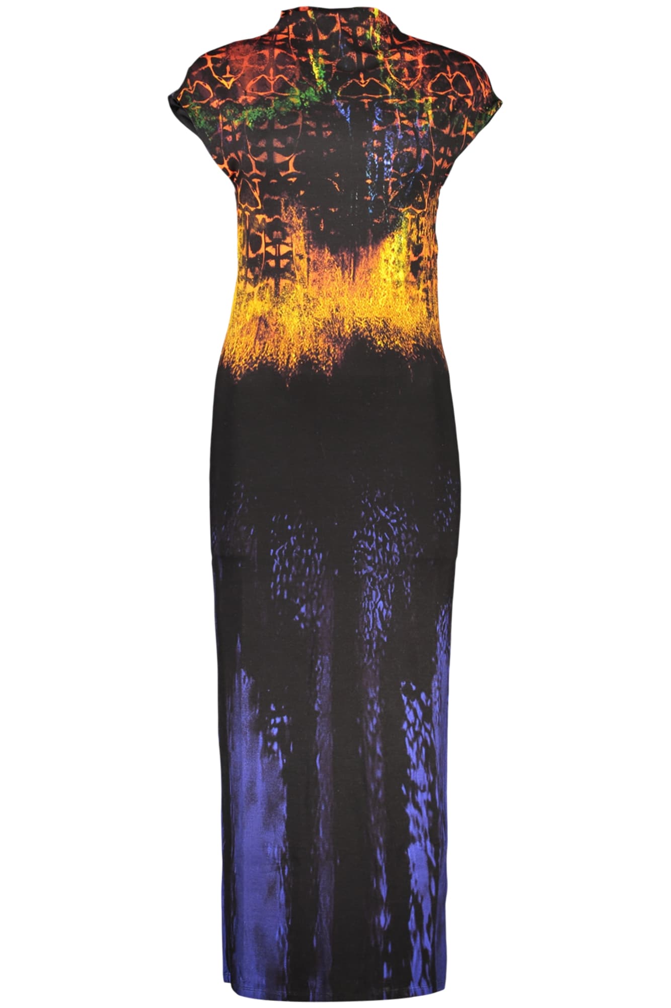 Дълга черна рокля за жени DESIGUAL - DESIGUAL