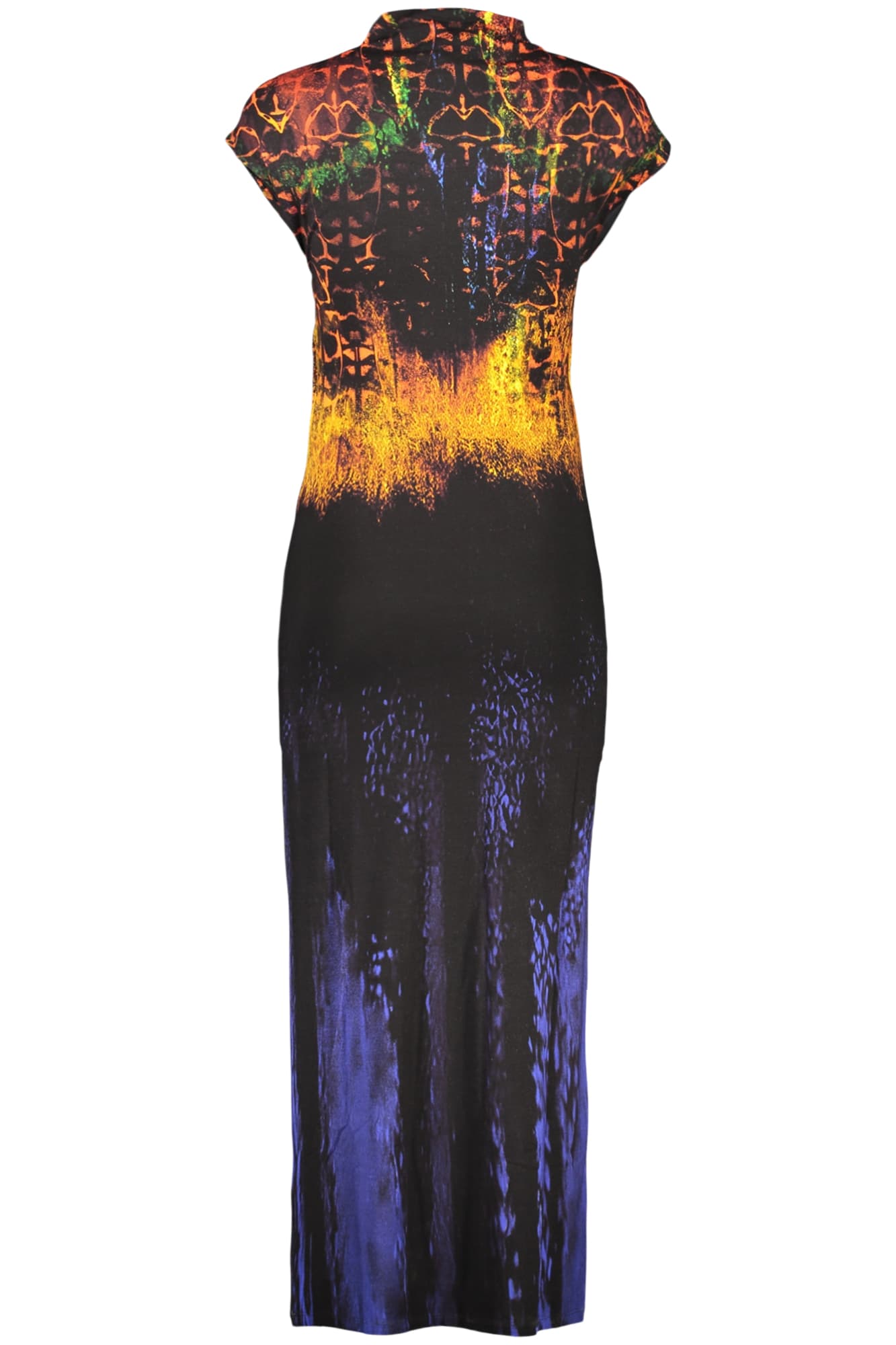 Дълга черна рокля за жени DESIGUAL - DESIGUAL