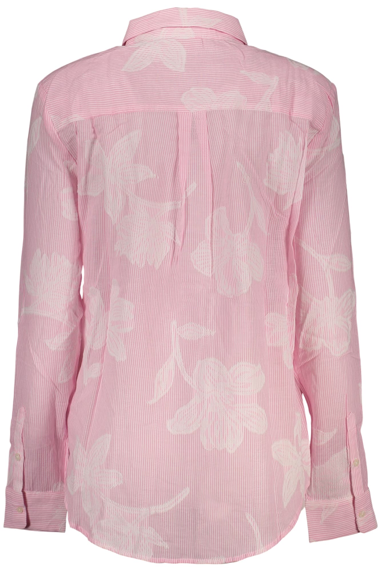 ДАМСКА РОЗОВА РИЗА С ДЪЛЪГ РЪКАВ DESIGUAL - DESIGUAL