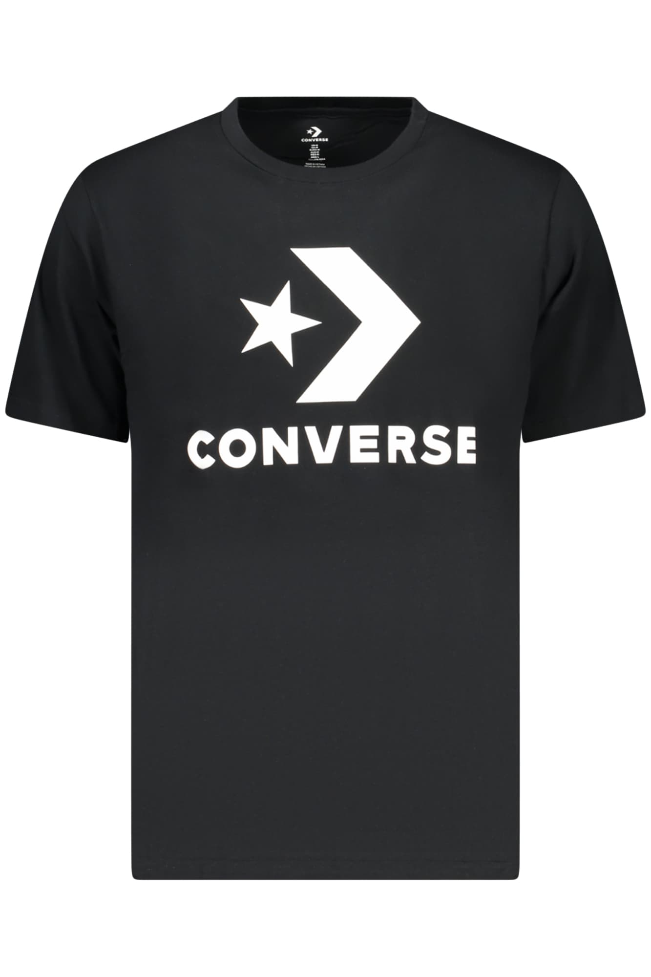 Мъжка тениска с къс ръкав Converse, черна - CONVERSE
