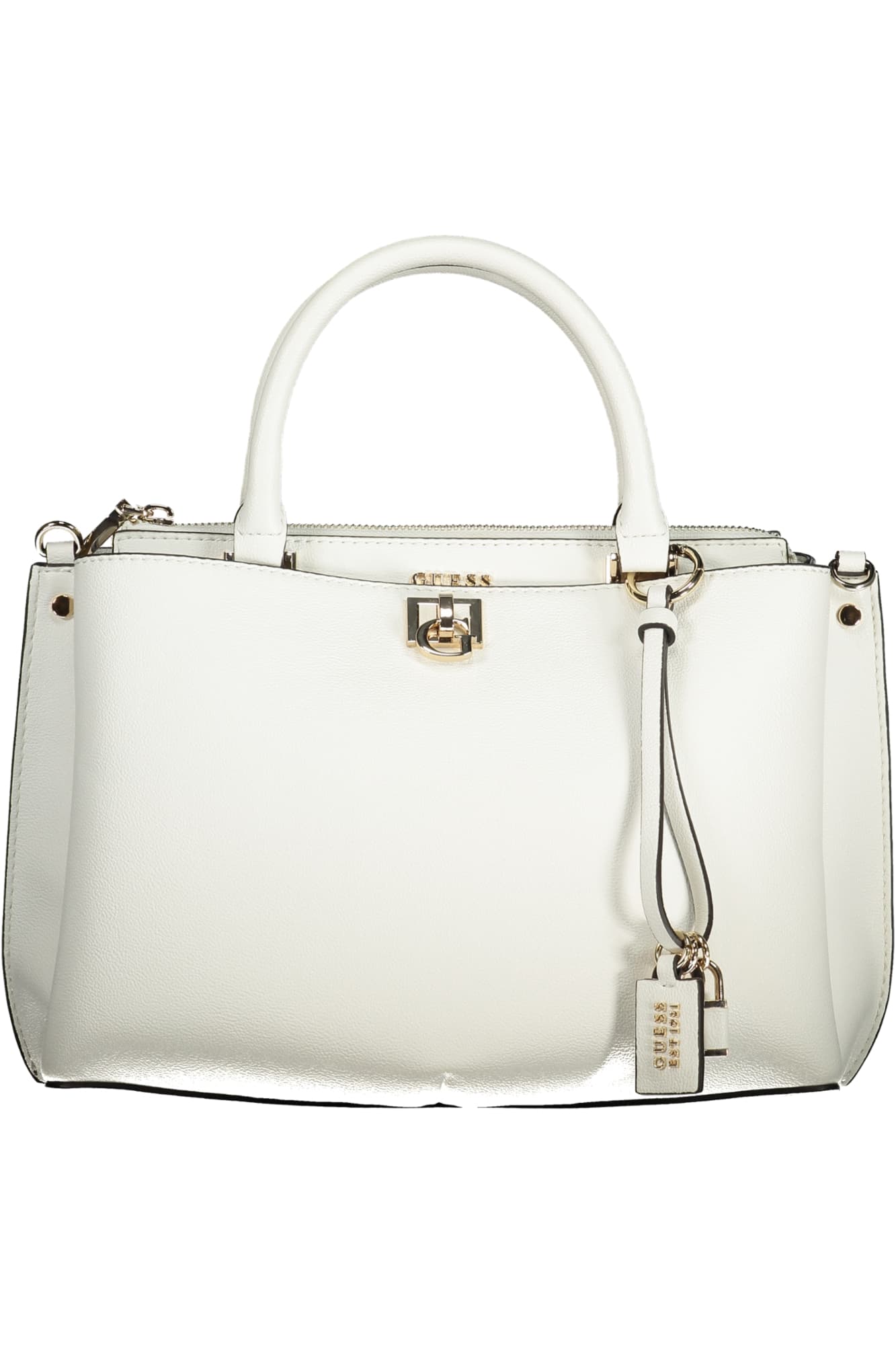БЯЛА ДАМСКА ЧАНТА GUESS JEANS - GUESS JEANS
