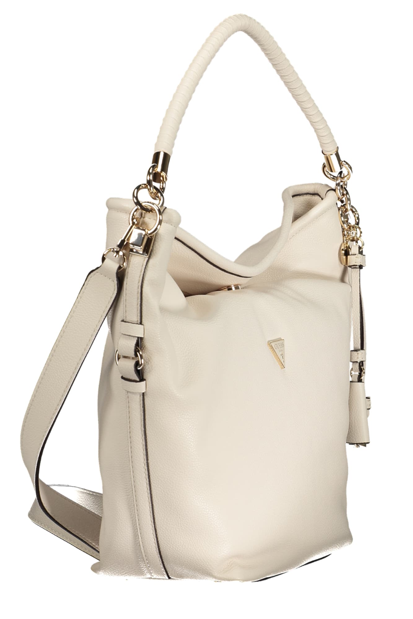 БЯЛА ДАМСКА ЧАНТА GUESS JEANS - GUESS JEANS