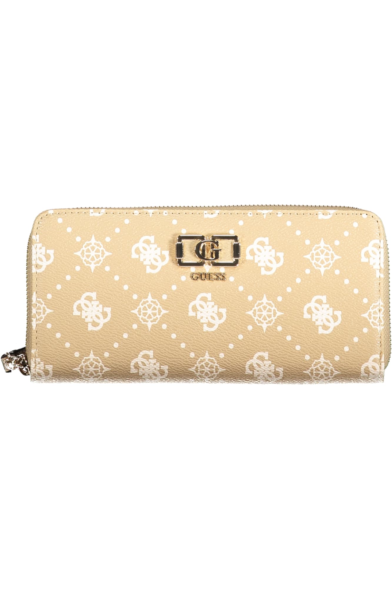 Дамски бежов портфейл GUESS JEANS - GUESS JEANS