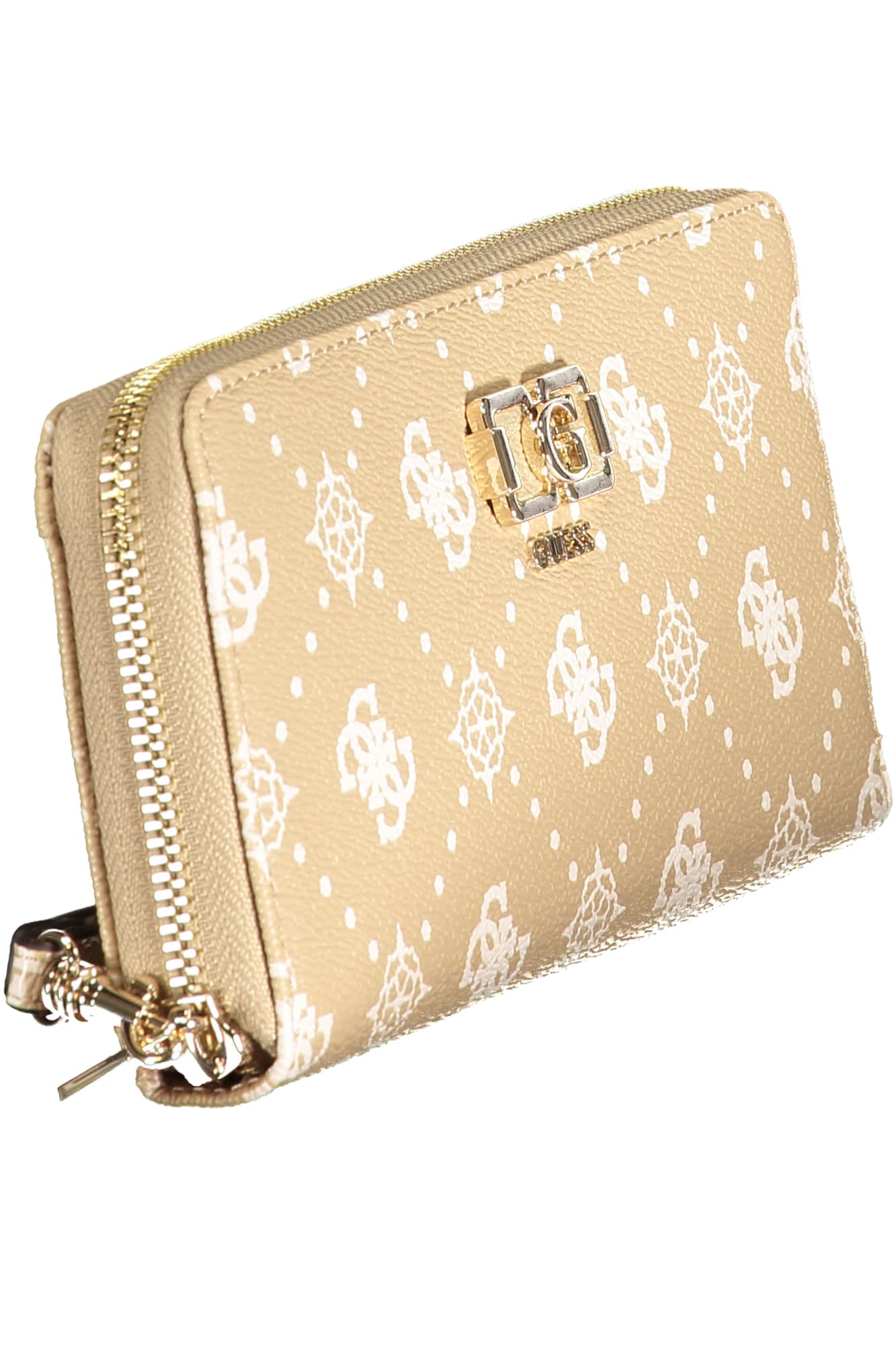 Дамски бежов портфейл GUESS JEANS - GUESS JEANS