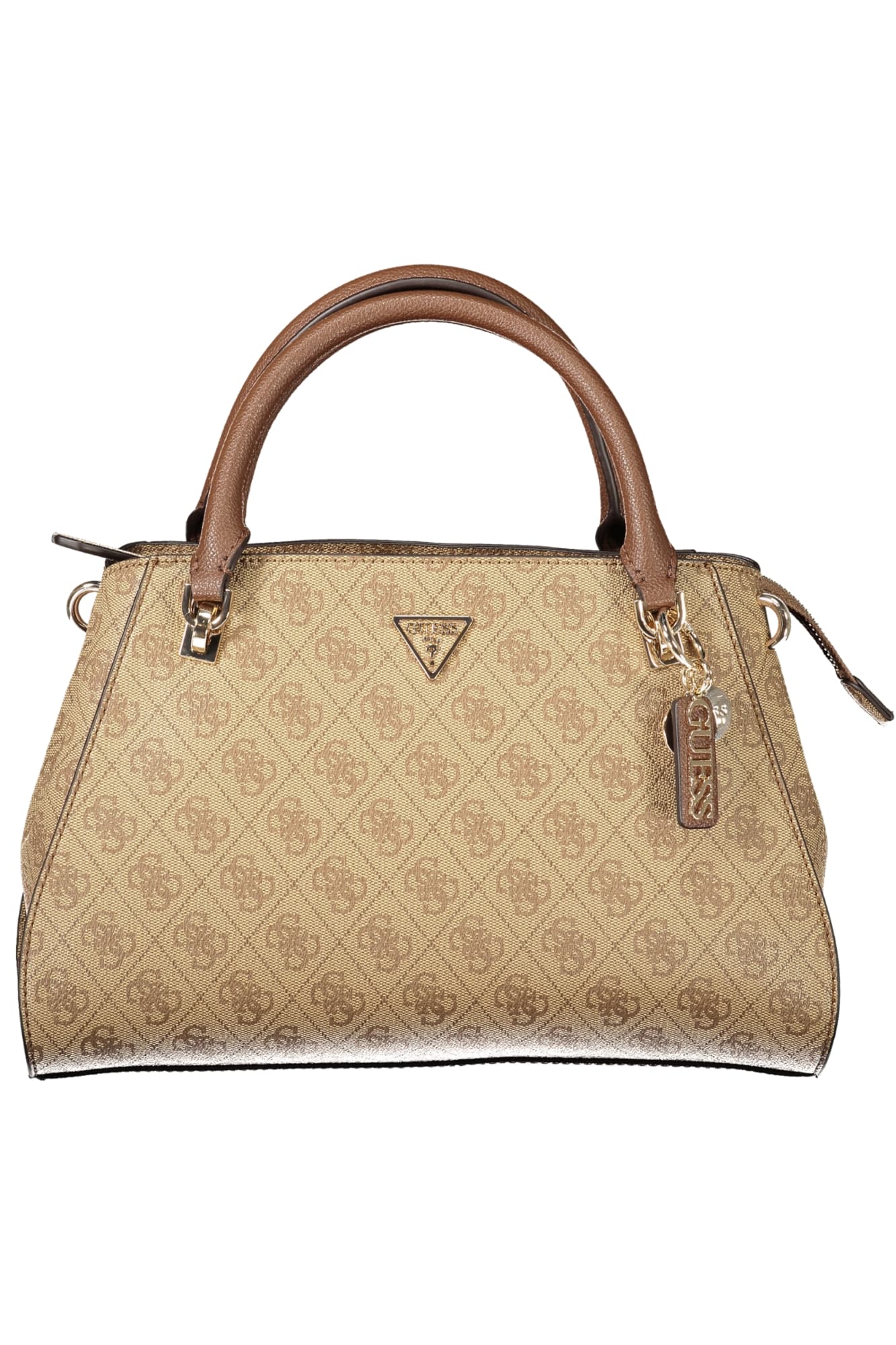 Дамска бежова чанта GUESS JEANS - GUESS JEANS