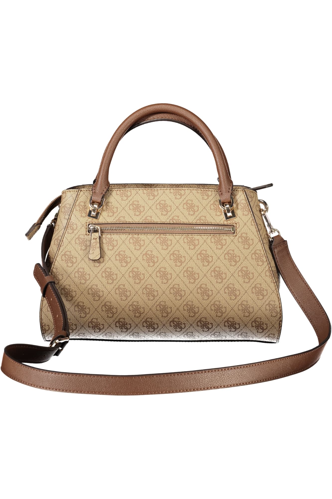 Дамска бежова чанта GUESS JEANS - GUESS JEANS