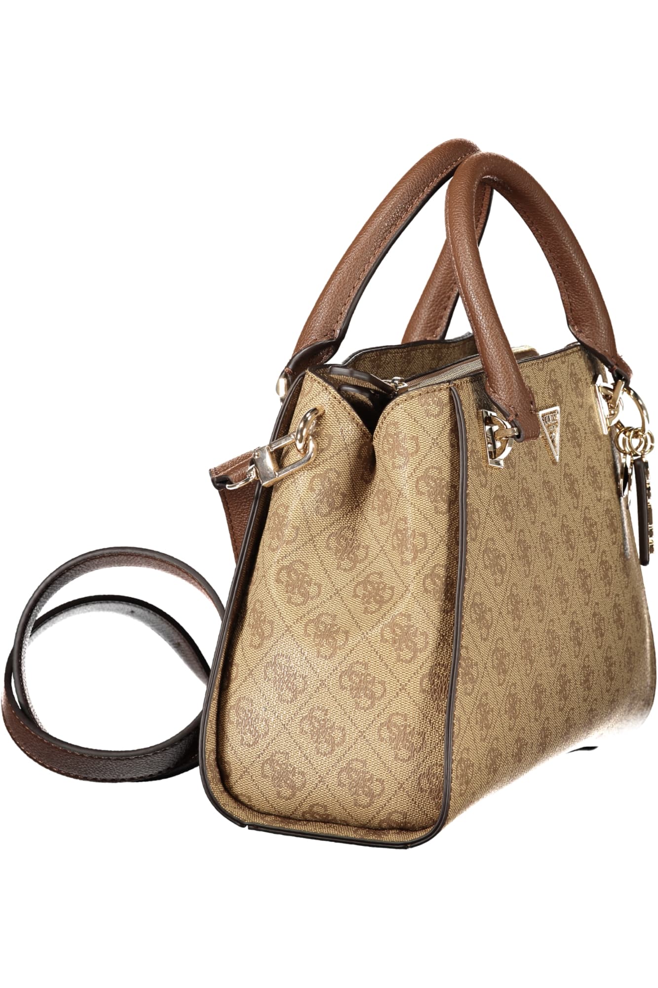 Дамска бежова чанта GUESS JEANS - GUESS JEANS