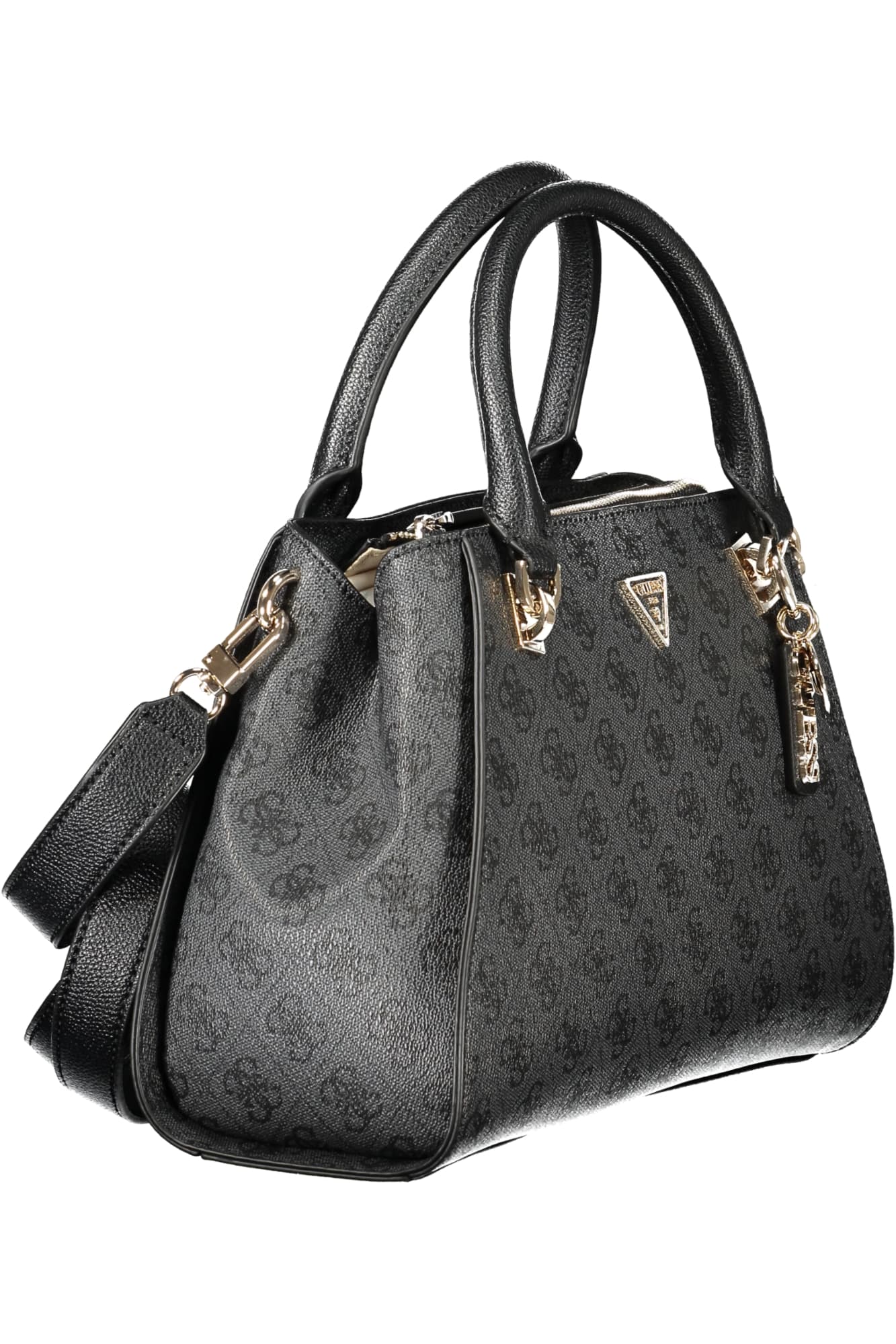 Чанта GUESS JEANS за жени, черна - GUESS JEANS