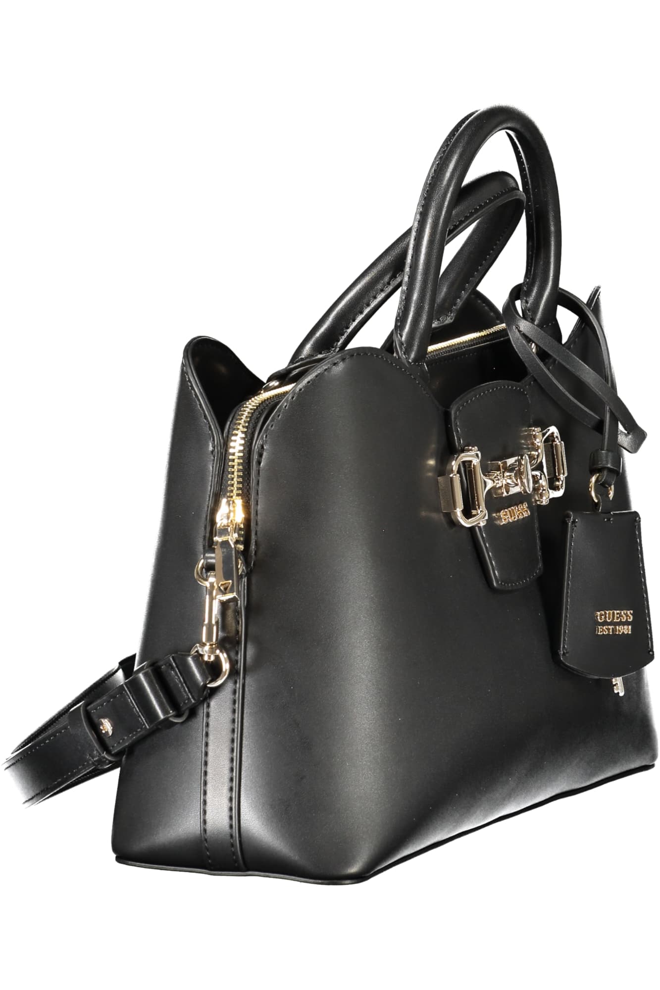 Чанта GUESS JEANS за жени, черна - GUESS JEANS