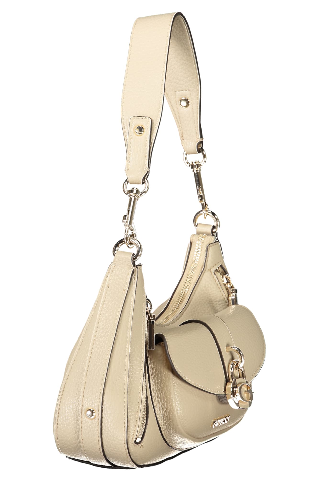 Дамска бежова чанта GUESS JEANS - GUESS JEANS