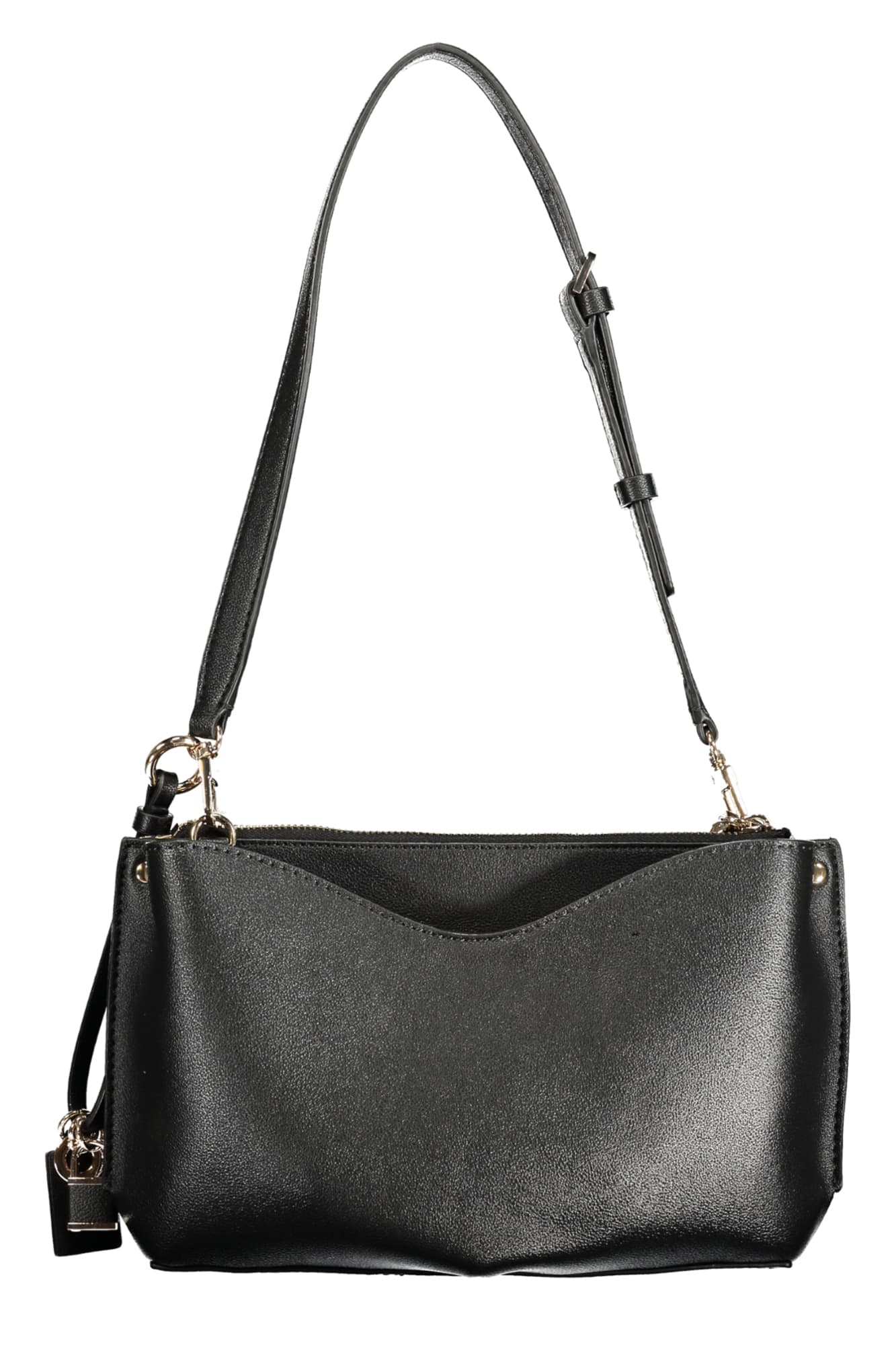 Чанта GUESS JEANS за жени, черна - GUESS JEANS