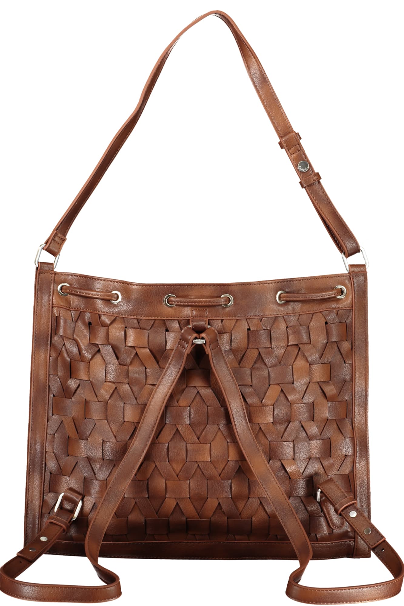 DESIGUAL ДАМСКА КАФЯВА РАНИЦА - DESIGUAL