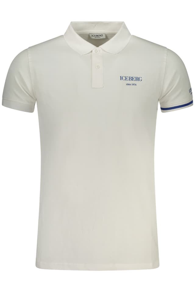 МЪЖКА ПОЛО БЛИЗА С КЪС РЪКАВ ICEBERG, БЯЛА