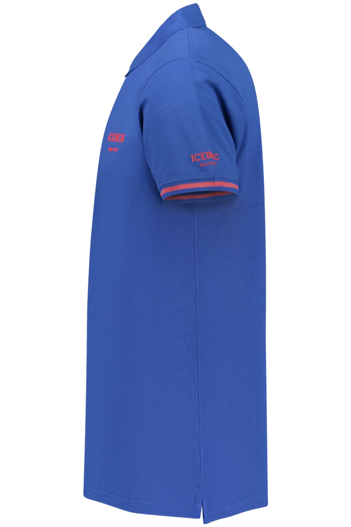 МЪЖКА ПОЛО БЛИЗА С КЪС РЪКАВ ICEBERG, СИНЯ - ICEBERG