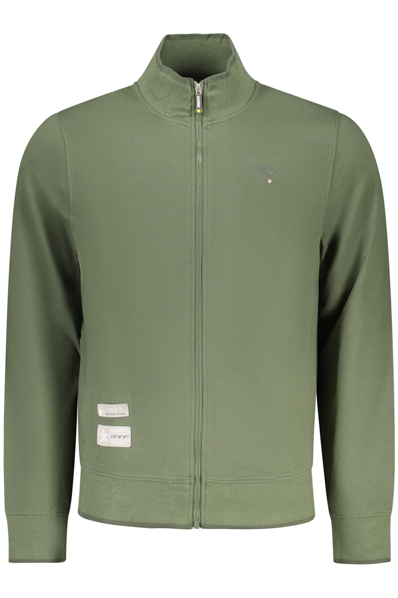 МЪЖКИ ЗЕЛЕН СУИТШЪР С ЦИП, ВОЕННА АКАДЕМИЯ - ACCADEMIA MILITARE