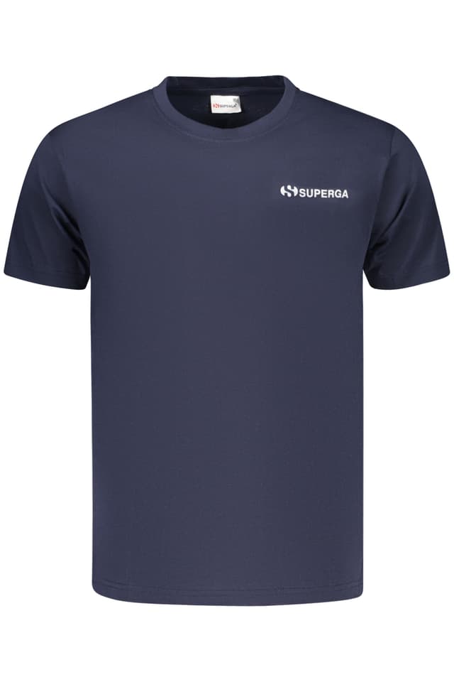 МЪЖКА ТЕНИСКА С КЪС РЪКАВ SUPERGA, СИНЯ