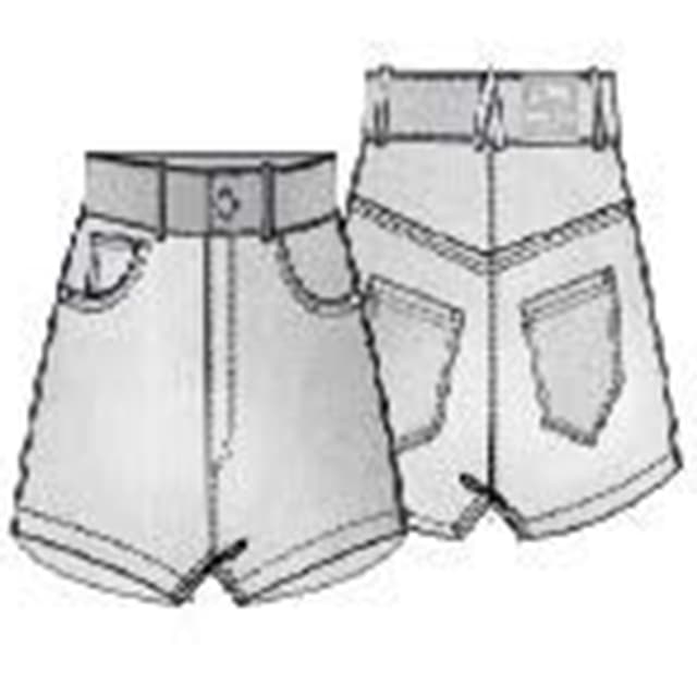 Дънкови къси панталони