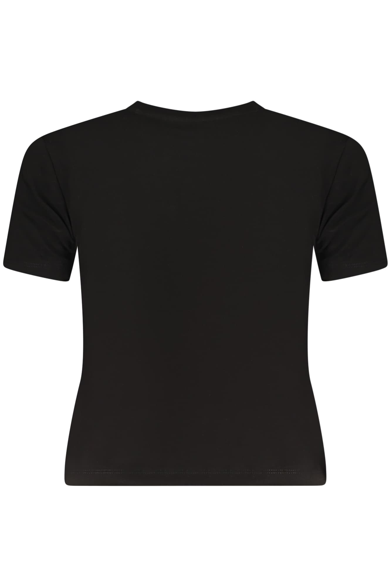 Дамска тениска с къс ръкав GUESS JEANS, черна - GUESS JEANS