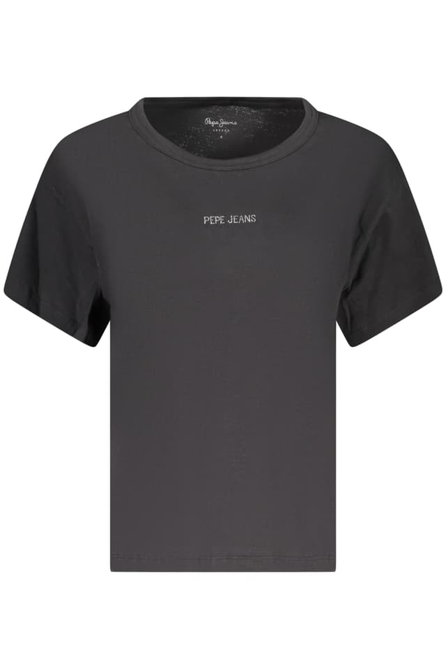 Дамска тениска с къс ръкав PEPE JEANS, черна