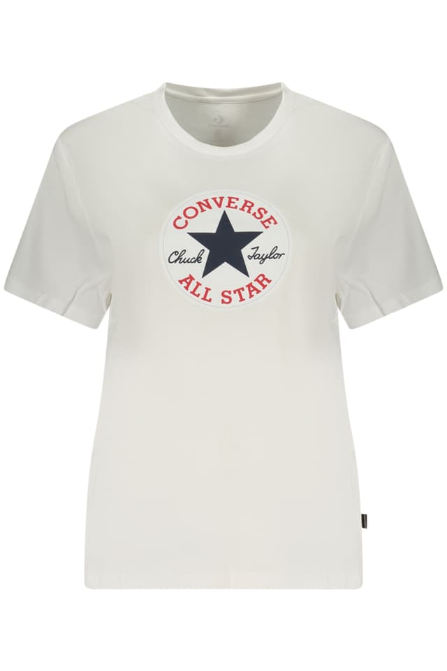 Дамска тениска с къс ръкав Converse, бяла