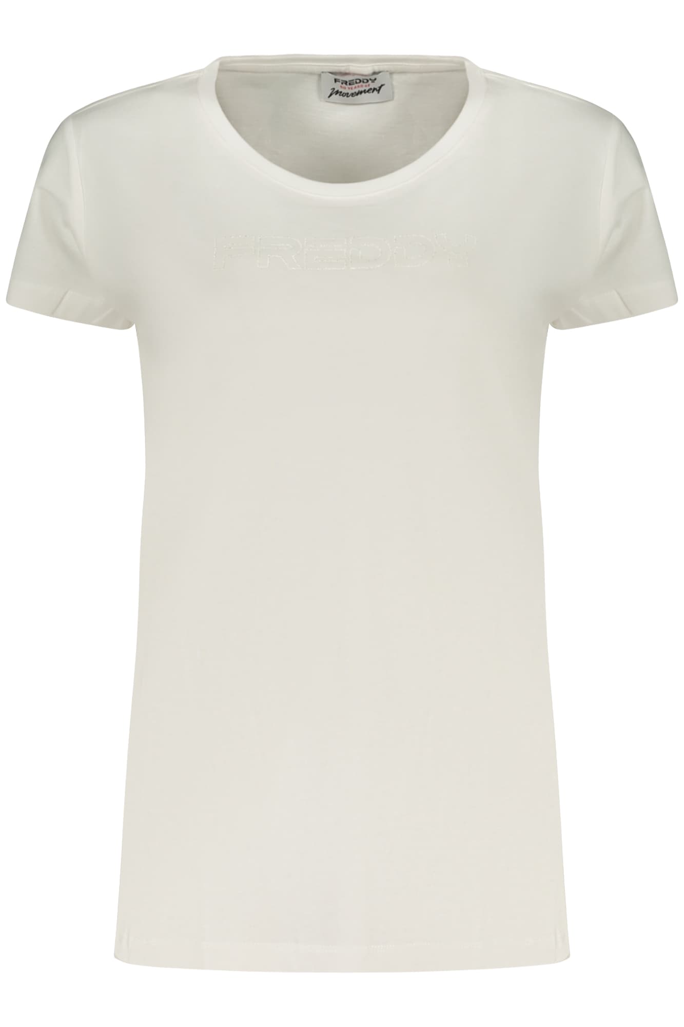 Дамска тениска с къс ръкав FREDDY, бяла - FREDDY