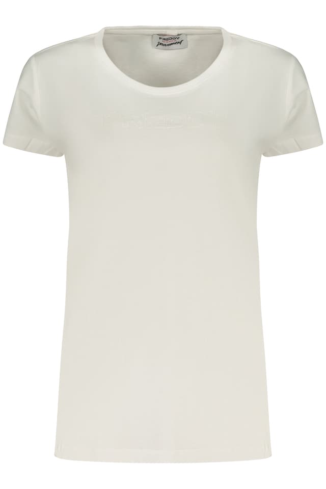Дамска тениска с къс ръкав FREDDY, бяла