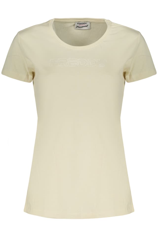 Дамска тениска с къс ръкав FREDDY, бежова