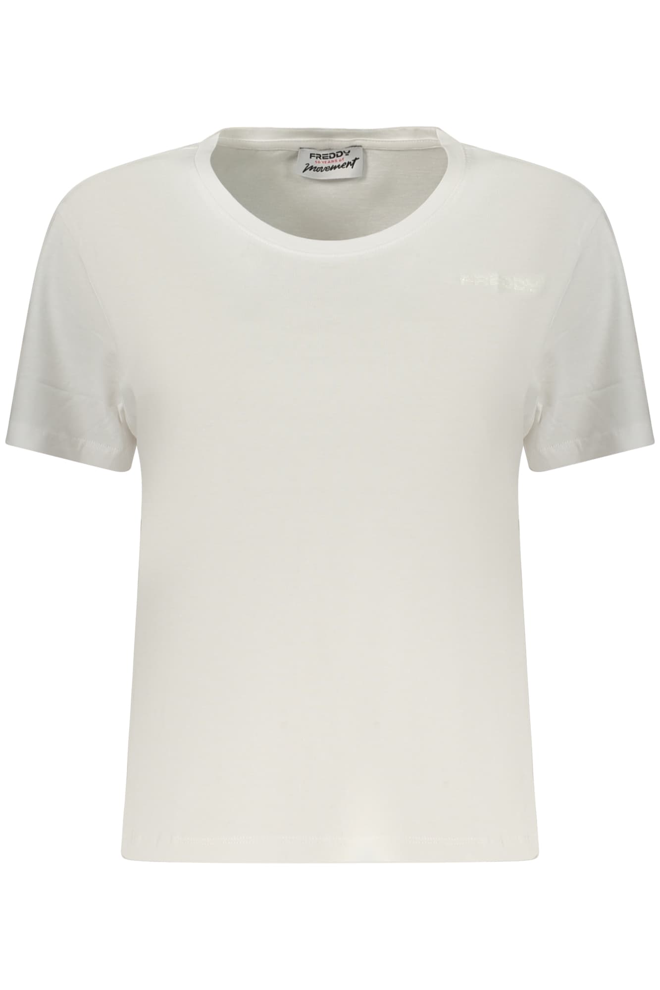 Дамска тениска с къс ръкав FREDDY, бяла - FREDDY