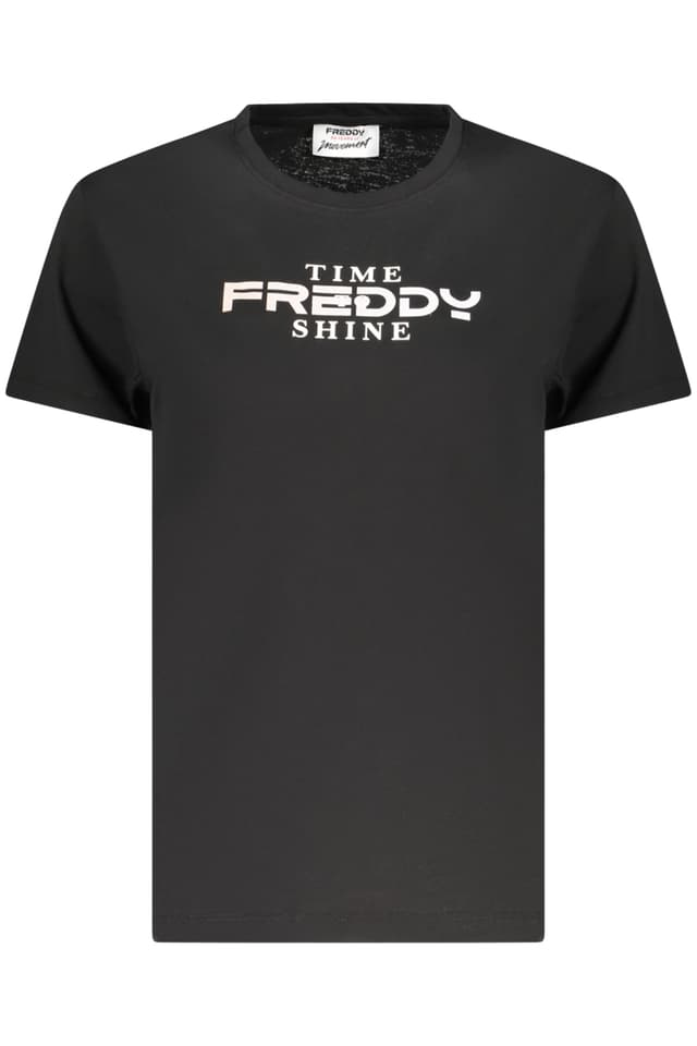 Дамска тениска с къс ръкав FREDDY, черна