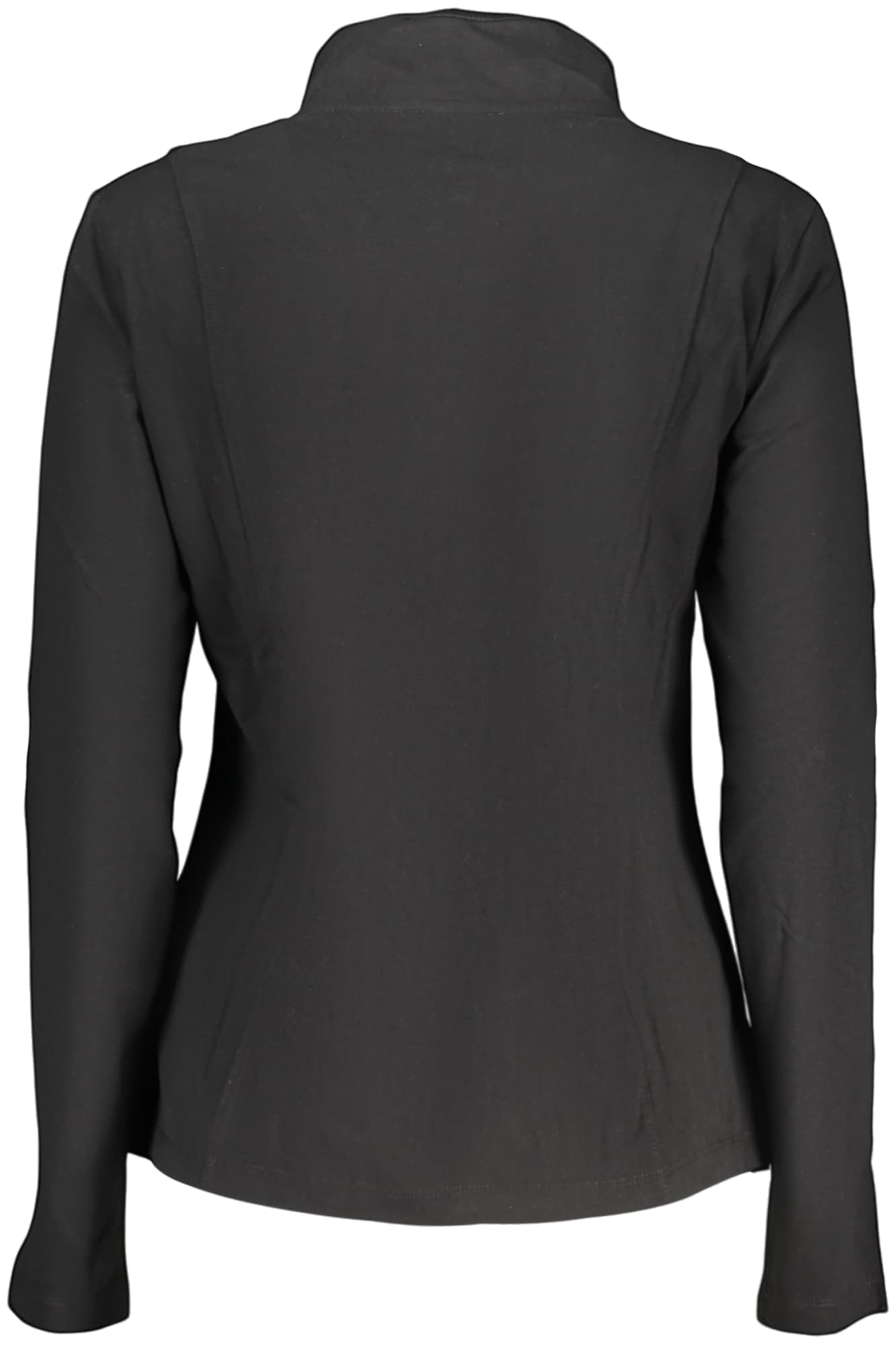 Дамски черен суитшърт с цип FREDDY - FREDDY