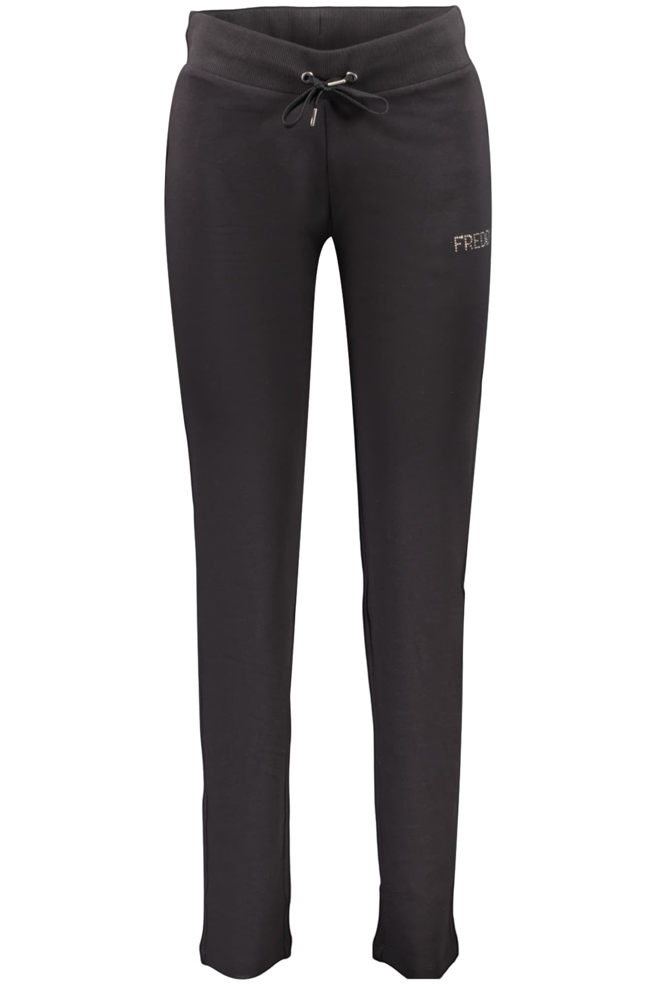 Дамски черен суитшърт с цип FREDDY - FREDDY