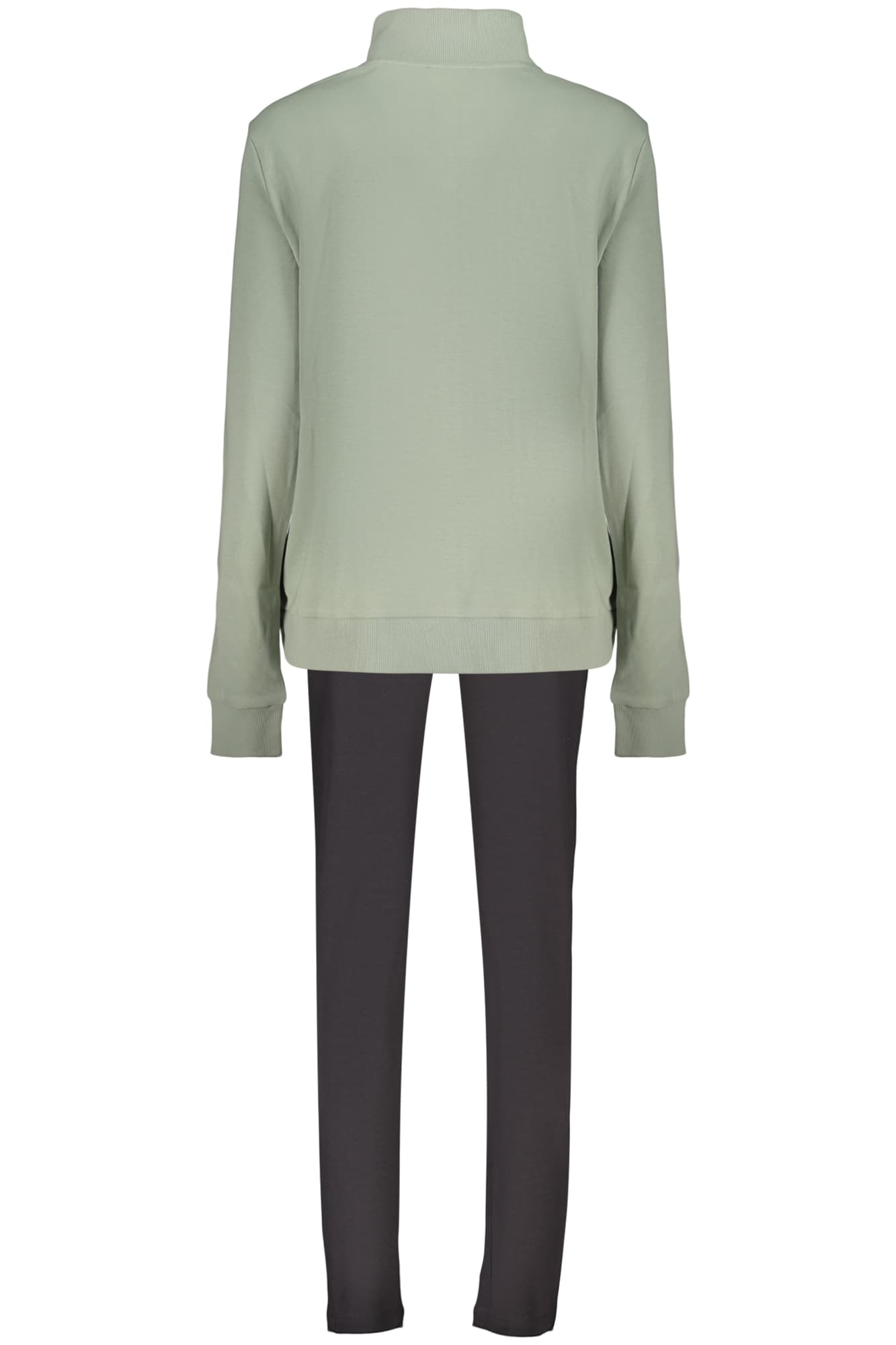 Дамски зелен суитшърт с цип FREDDY - FREDDY