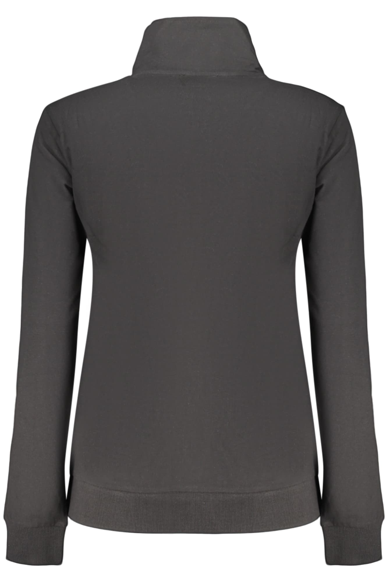 Дамски черен суитшърт с цип FREDDY - FREDDY