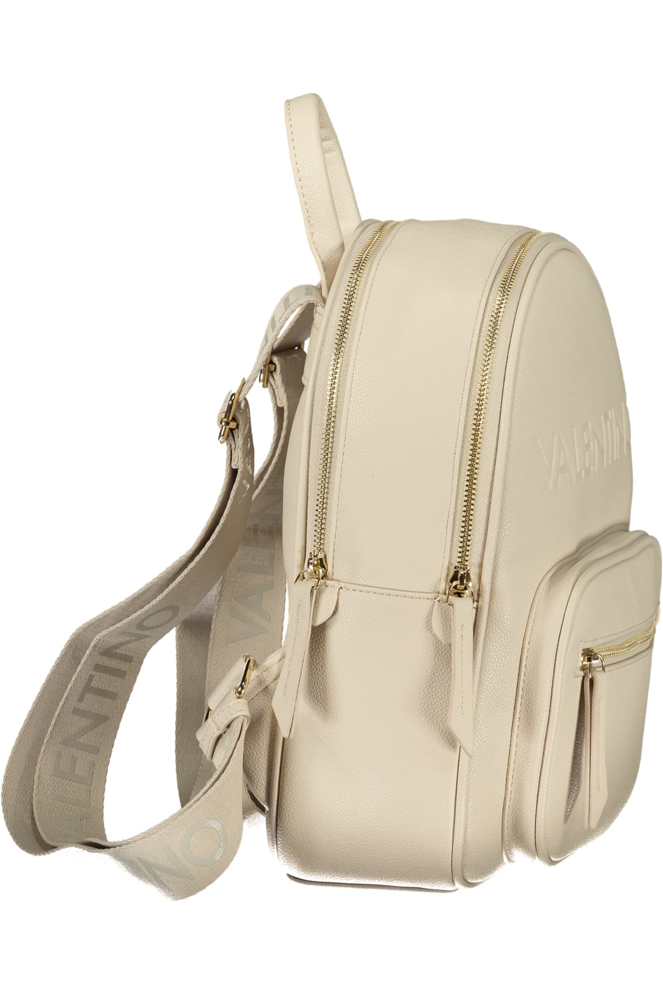 ДАМСКА БЕЖОВА РАНИЦА VALENTINO ЧАНТИ - VALENTINO BAGS