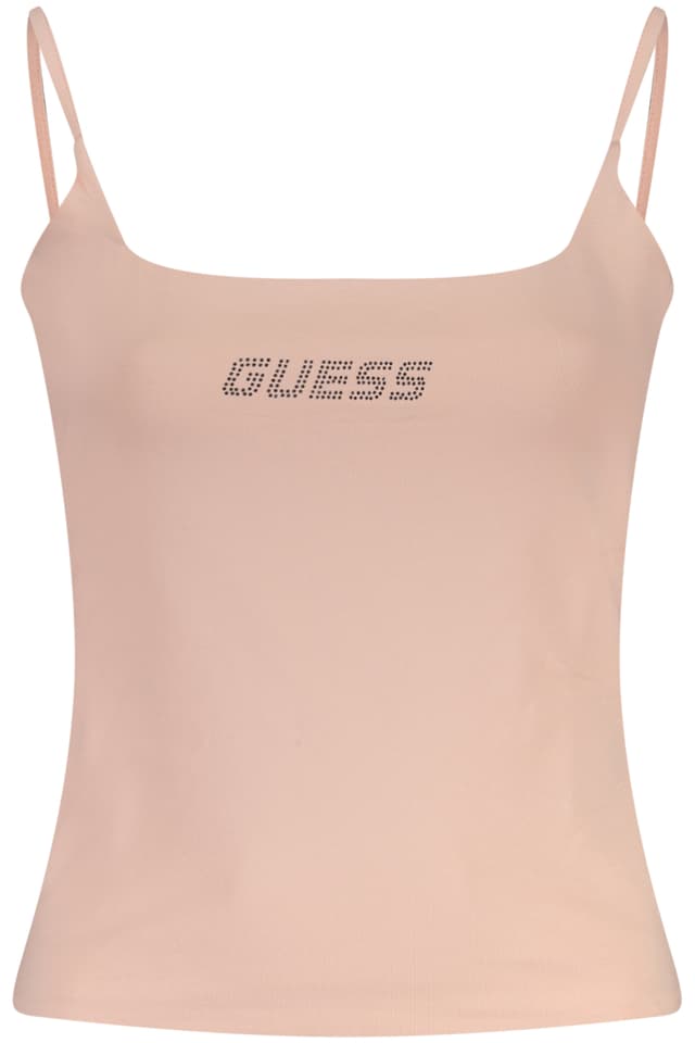 Дамски розов потник GUESS JEANS