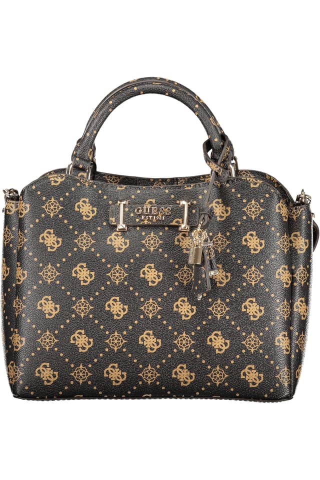 ДАМСКА КАФЯВА ЧАНТА GUESS JEANS