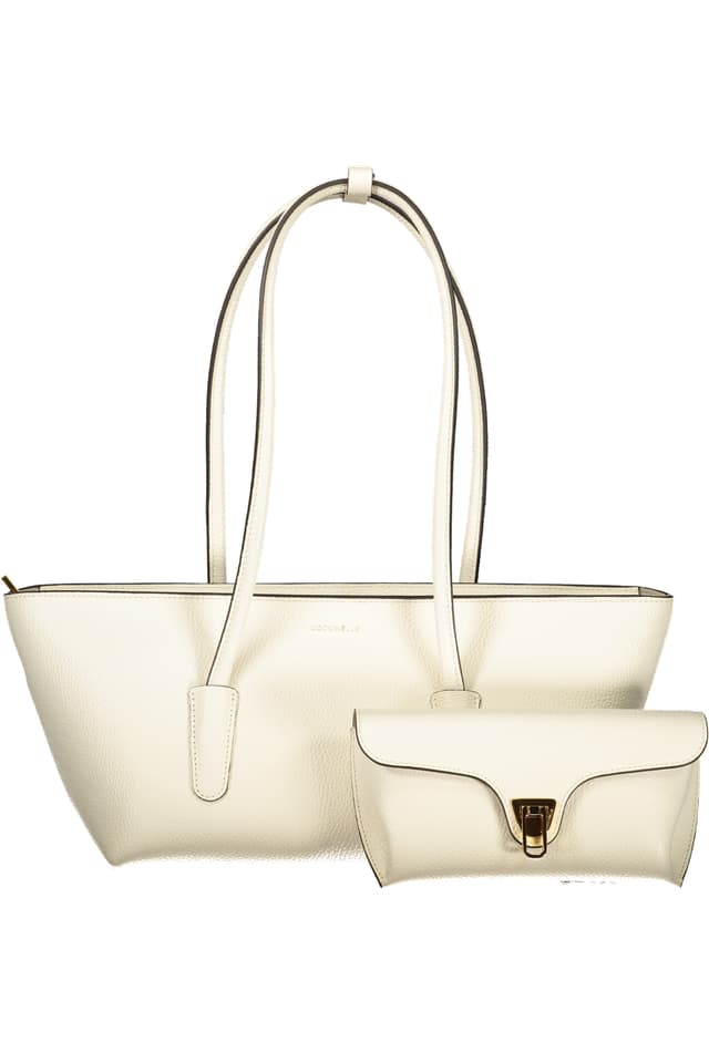 БЯЛА ДАМСКА ЧАНТА COCCINELLE