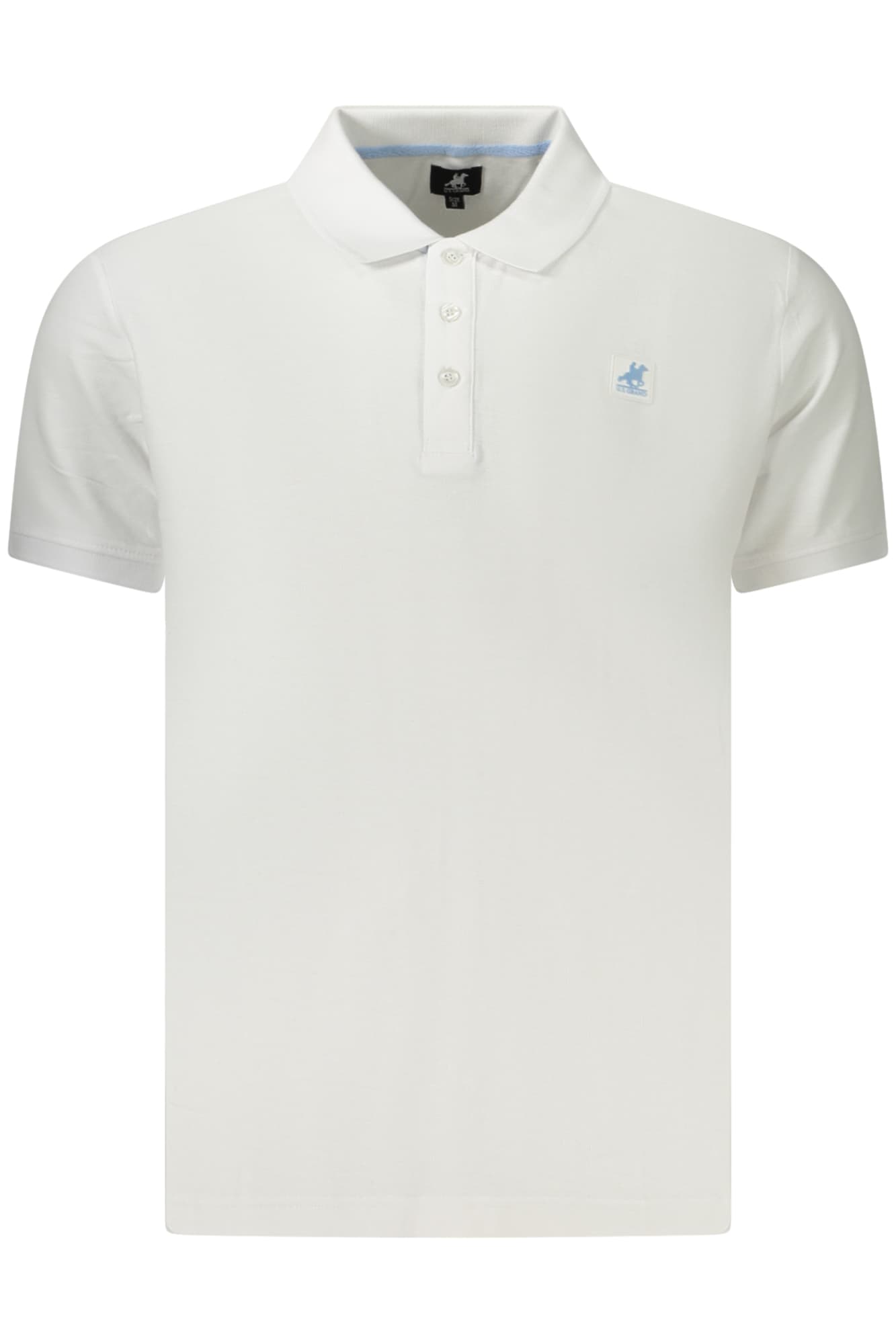 Мъжка тениска US GRAND POLO с къс ръкав, бяла - U.S. GRAND