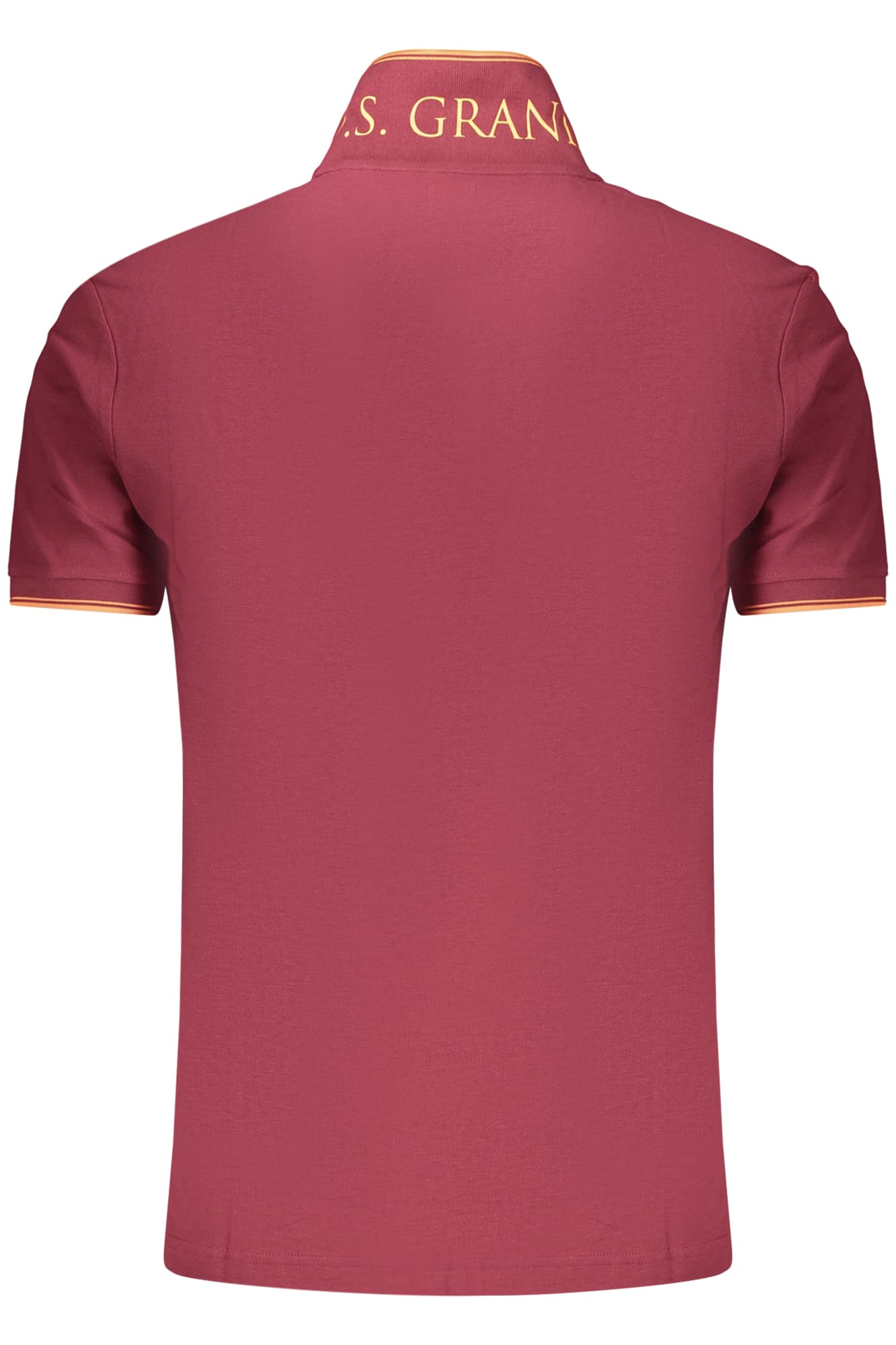 МЪЖКА ПОЛО БЛИЗА С КЪС РЪКАВ US GRAND, ЧЕРВЕНА - U.S. GRAND