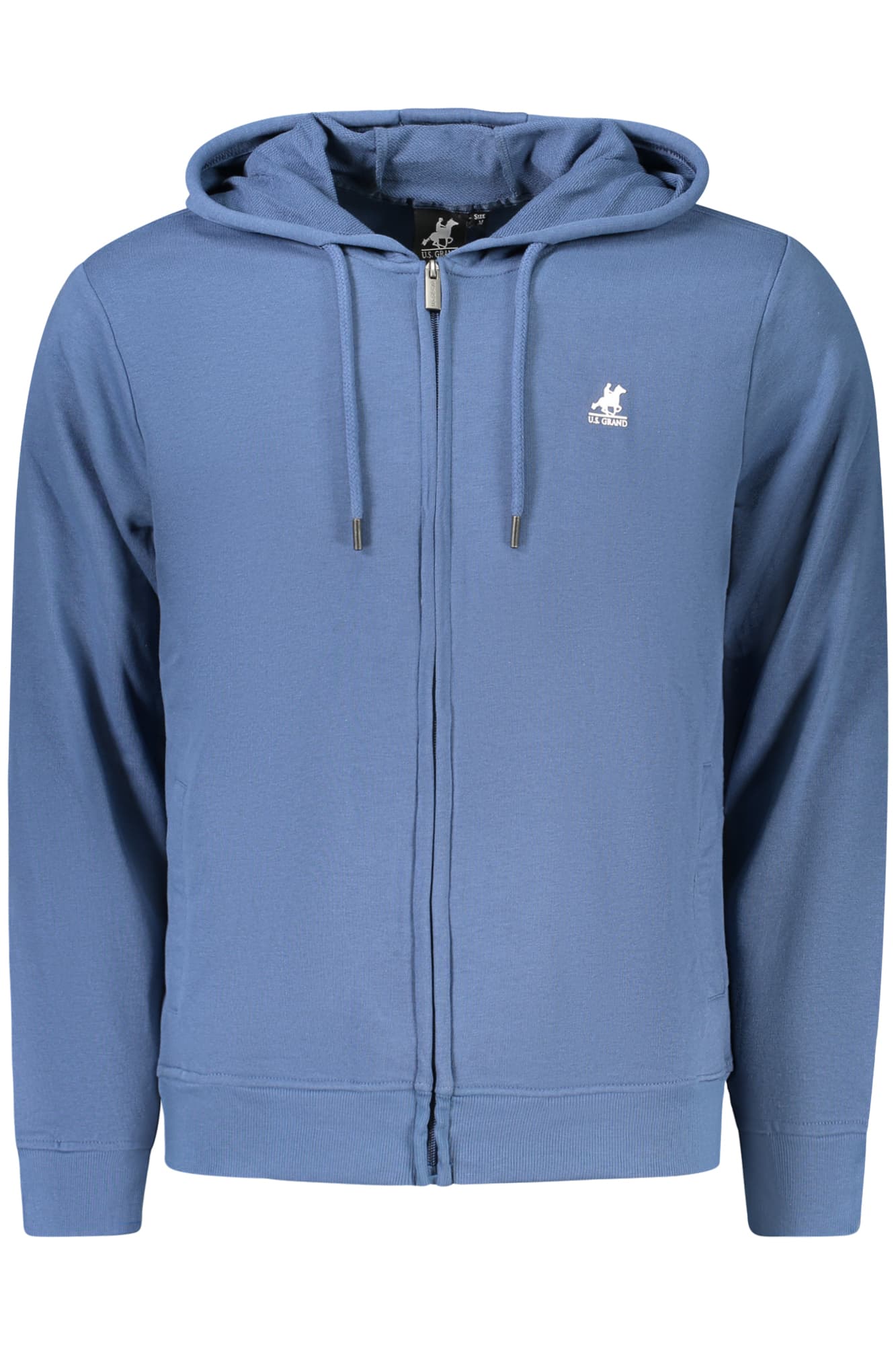 Мъжки син суитшърт с цип US GRAND - U.S. GRAND